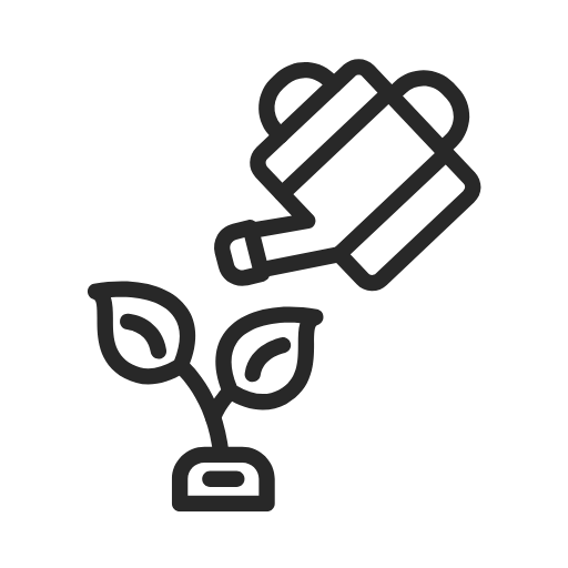 Icono regar cultivos